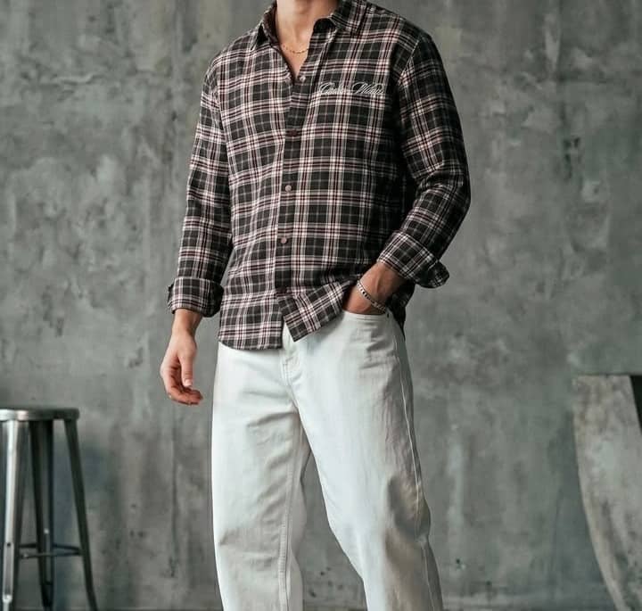 Dark Plaid Shirt