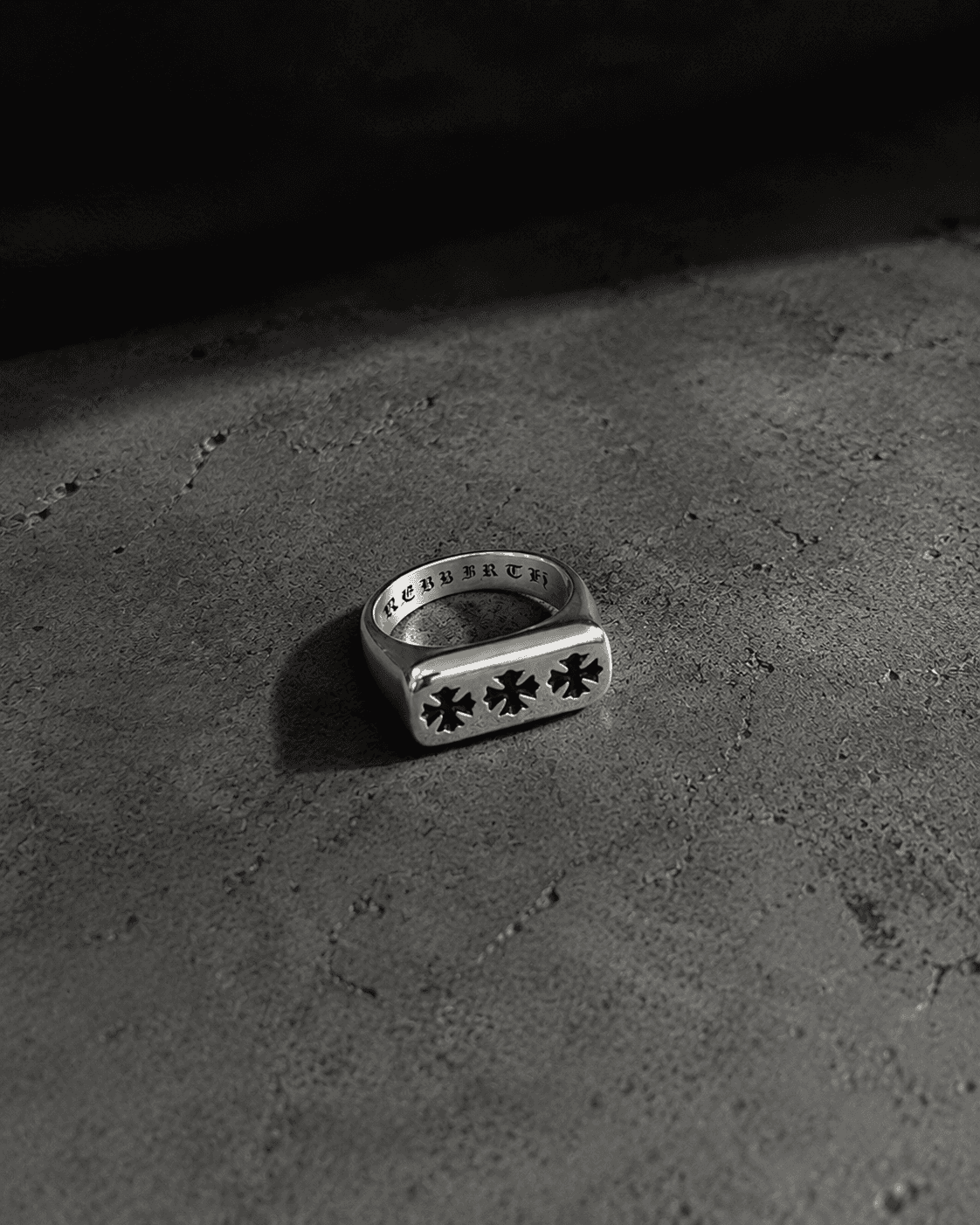 Chrome inspired ring