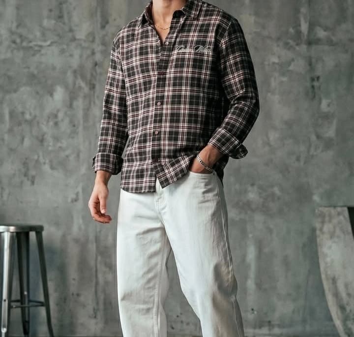 Dark Plaid Shirt