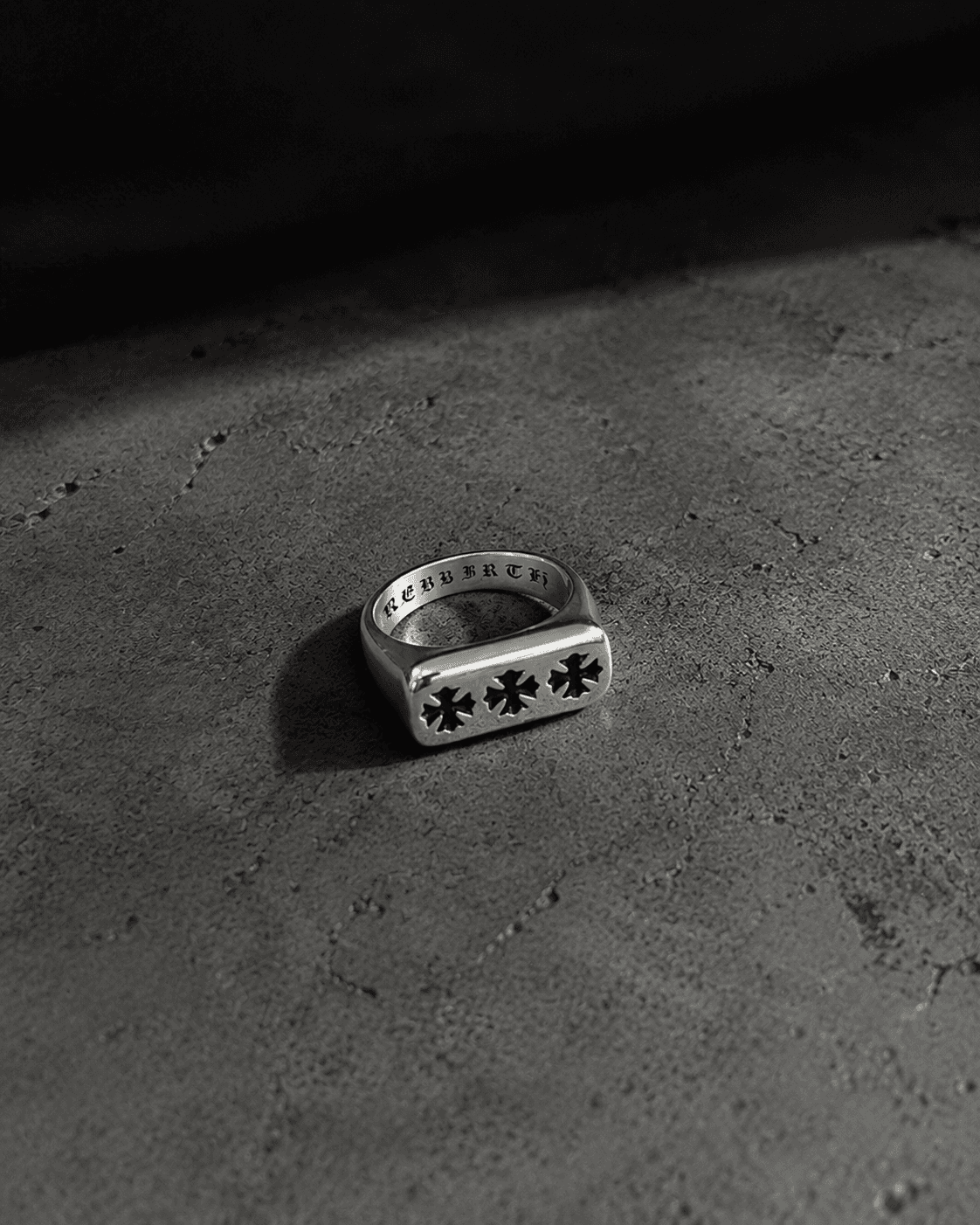 Chrome inspired ring